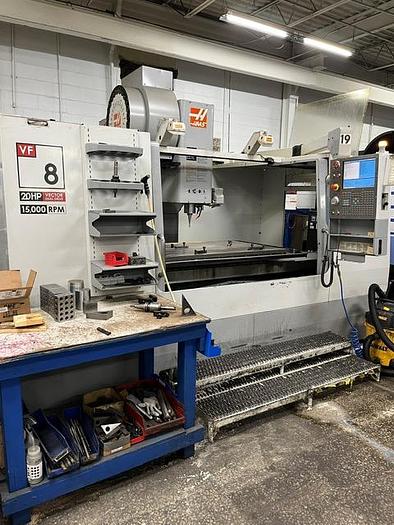 Used Haas VF-8D/40 Vertical Machining Center