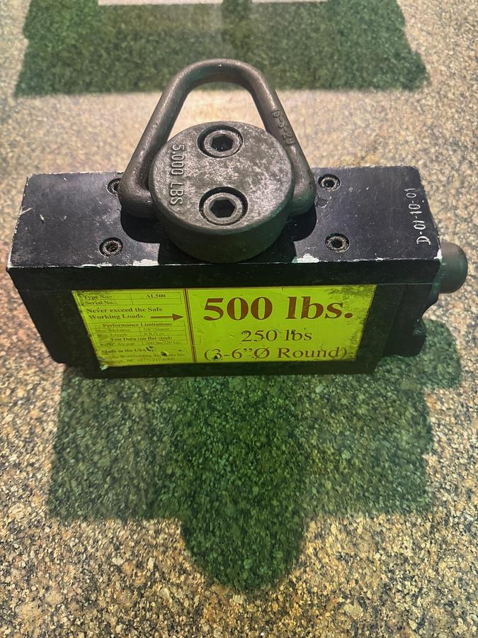 Used 500# Magnetic Hoist