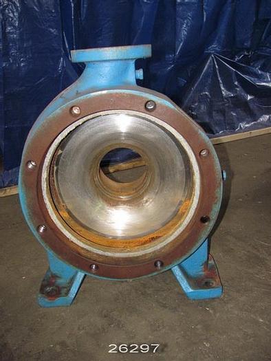 Used Goulds 3175 Goulds 3175, 3X6X14, Ductile Iron Casing, With Stainless Steel Suction Side Plate #26297