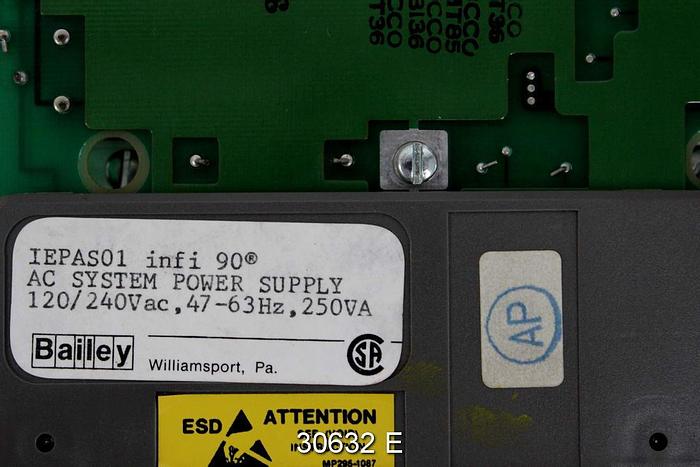 Unused ABB IEPAS01 AC System Power Supply for ABB Bailey INFI90 DCS #30632