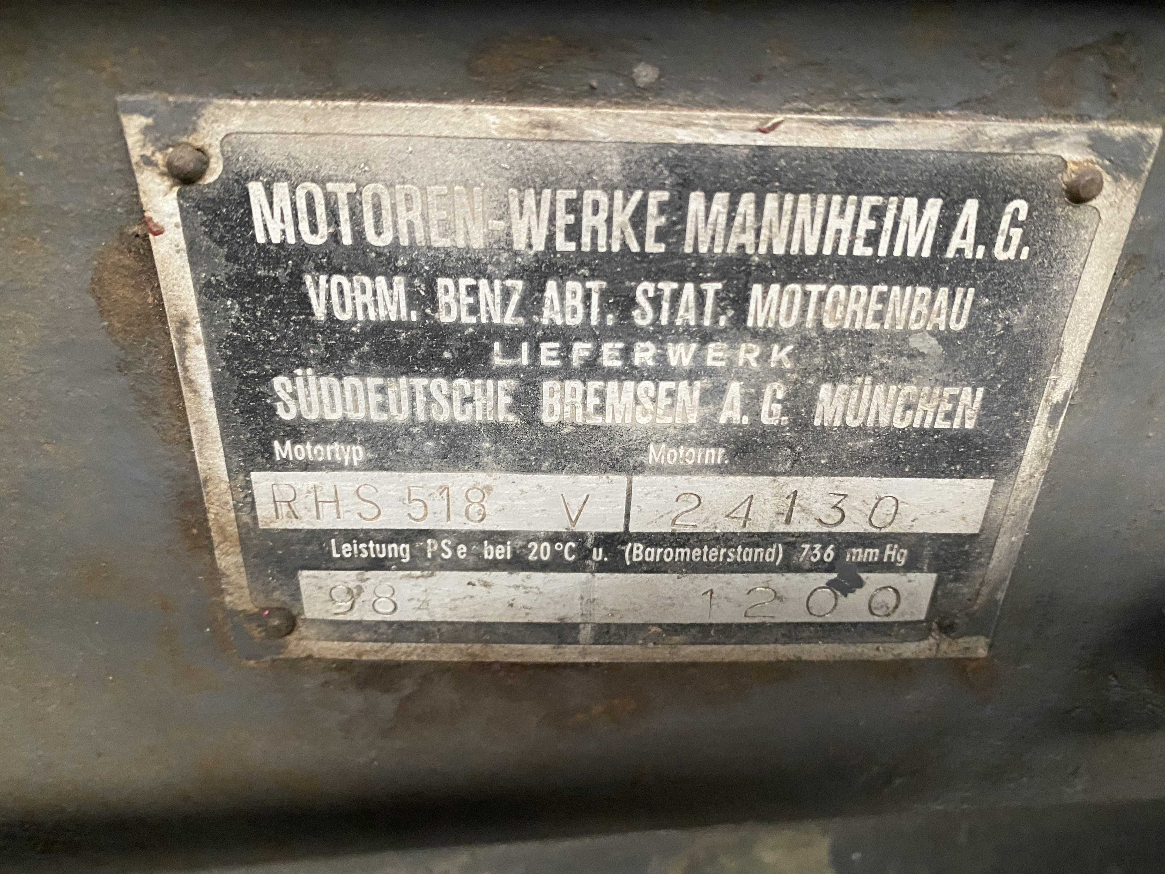 Refurbished MWM RHS 518-V