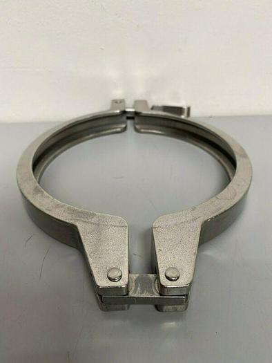Used Double-Pin Heavy Duty Stainless Steel 6" Clamps