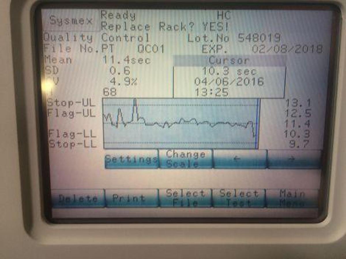 Usado Analizador de Coagulación SYSMEX CA-660