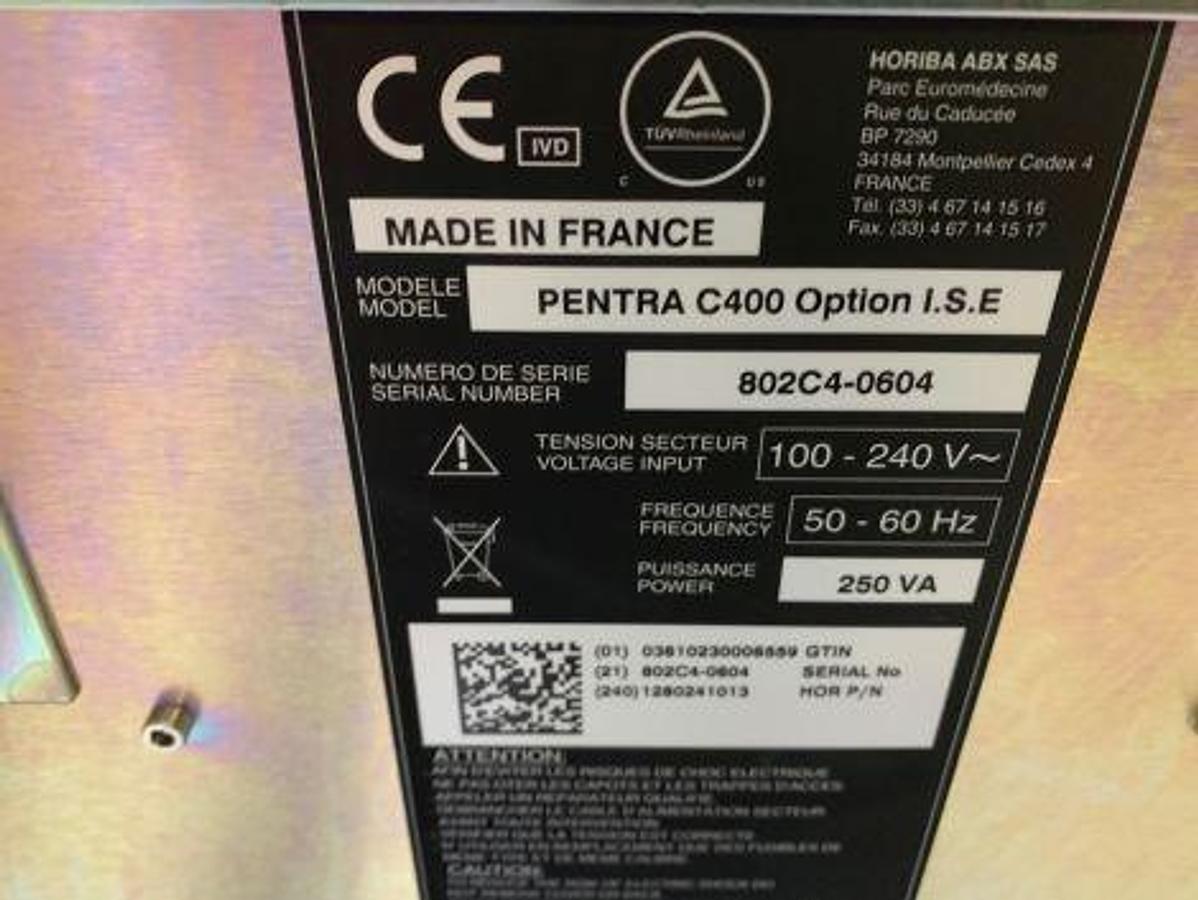 Usado Analizador de Química HORIBA C400