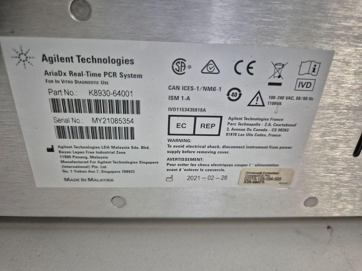 D'occasion AGILENT Aria Dx Real time PCR System