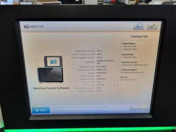 Used ILUMINA NextSeq 500