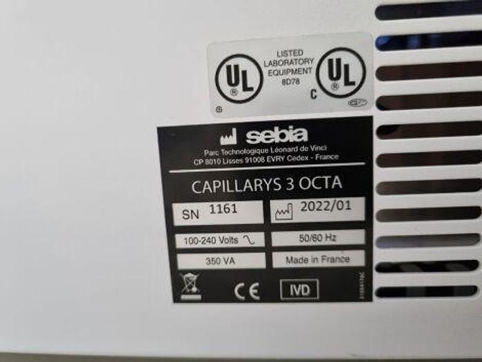 Used SEBIA Capillarys 3 Octa