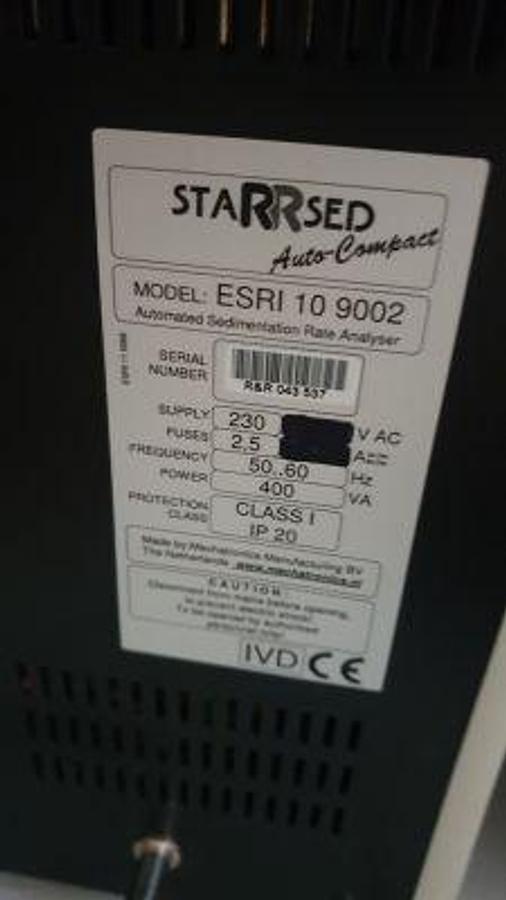 Used For Sale STARRSED ESRI 10 9002 Hematology Analyzer