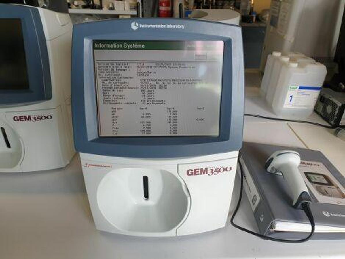 Usado ANALÍTICA DE INSTRUMENTACIÓN WERFEN GEM PREMIER 3500 Analizador de gases sanguíneos