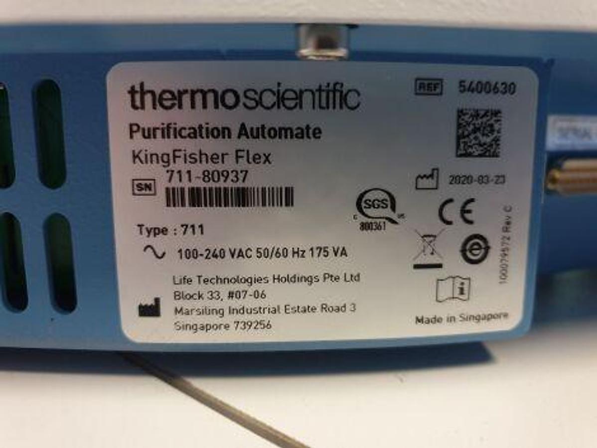 Usado THERMO KingFisher Flex DNA Extractor