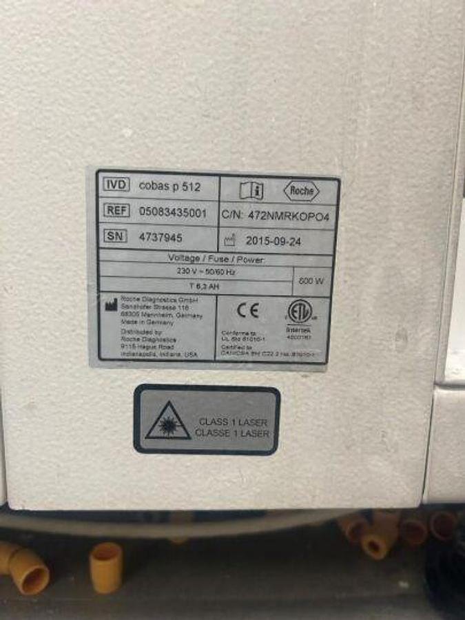 Used For Sale ROCHE DIAGNOSTICS Cobas P 512 + P 471 pre-analytical system