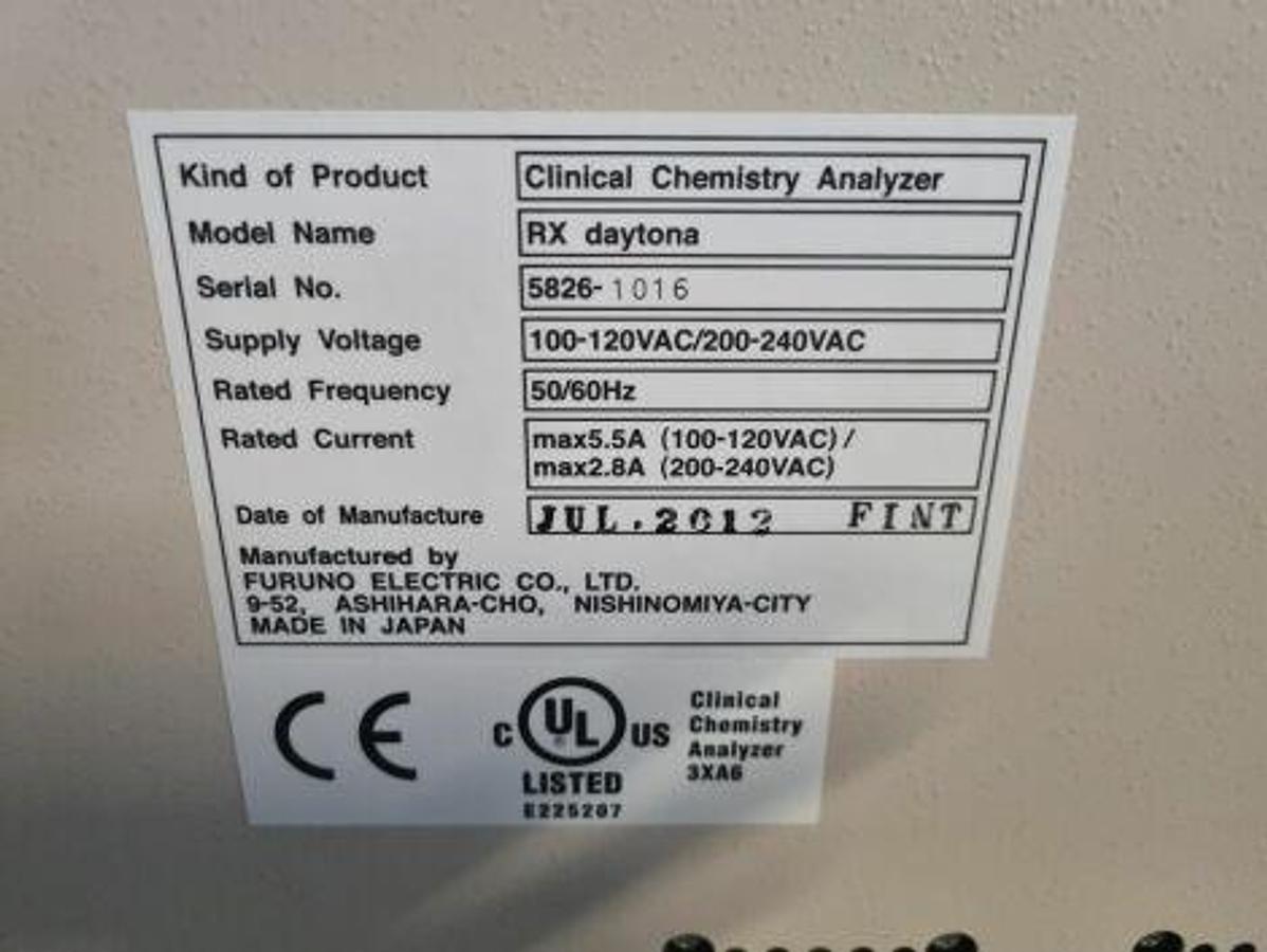 Usado RANDOX Daytona RX Chemistry Analyzer