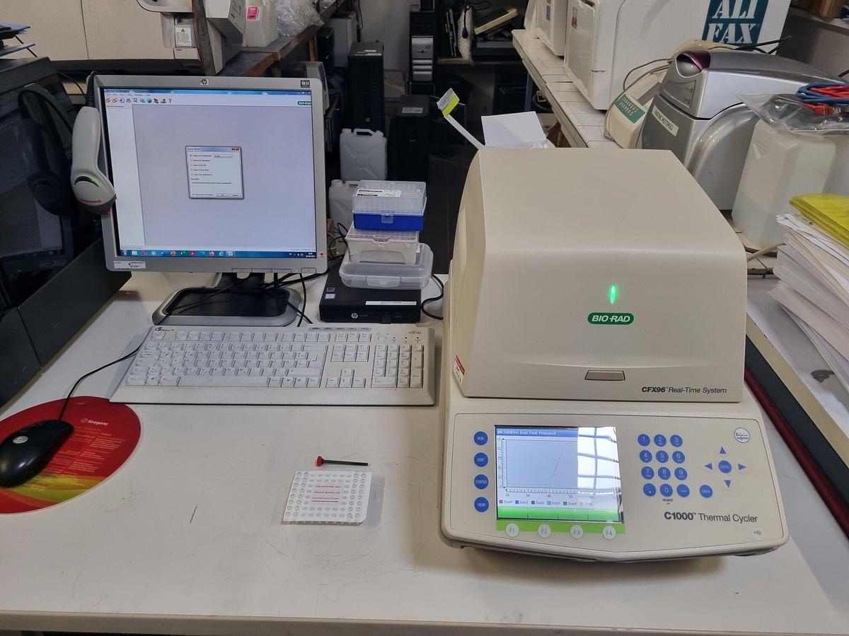 Usado BIO-RAD Termociclador CFX96 instrumento de PCR