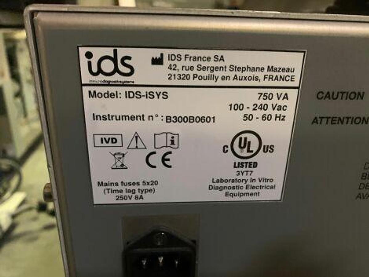 Used For Sale IDS -iSYS analyzer