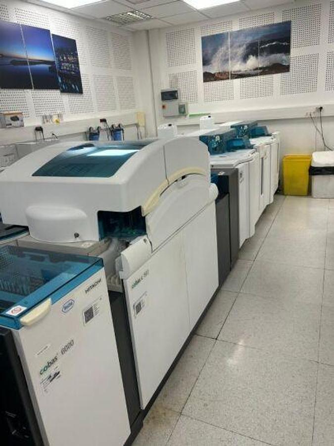Überholt ROCHE DIAGNOSTICS Cobas 6000 CEE 2 x Linien