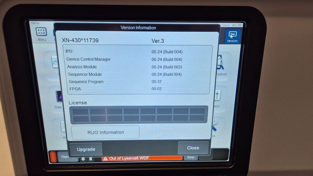 D'occasion SYSMEX XN-430 Analyseur d'hématologie