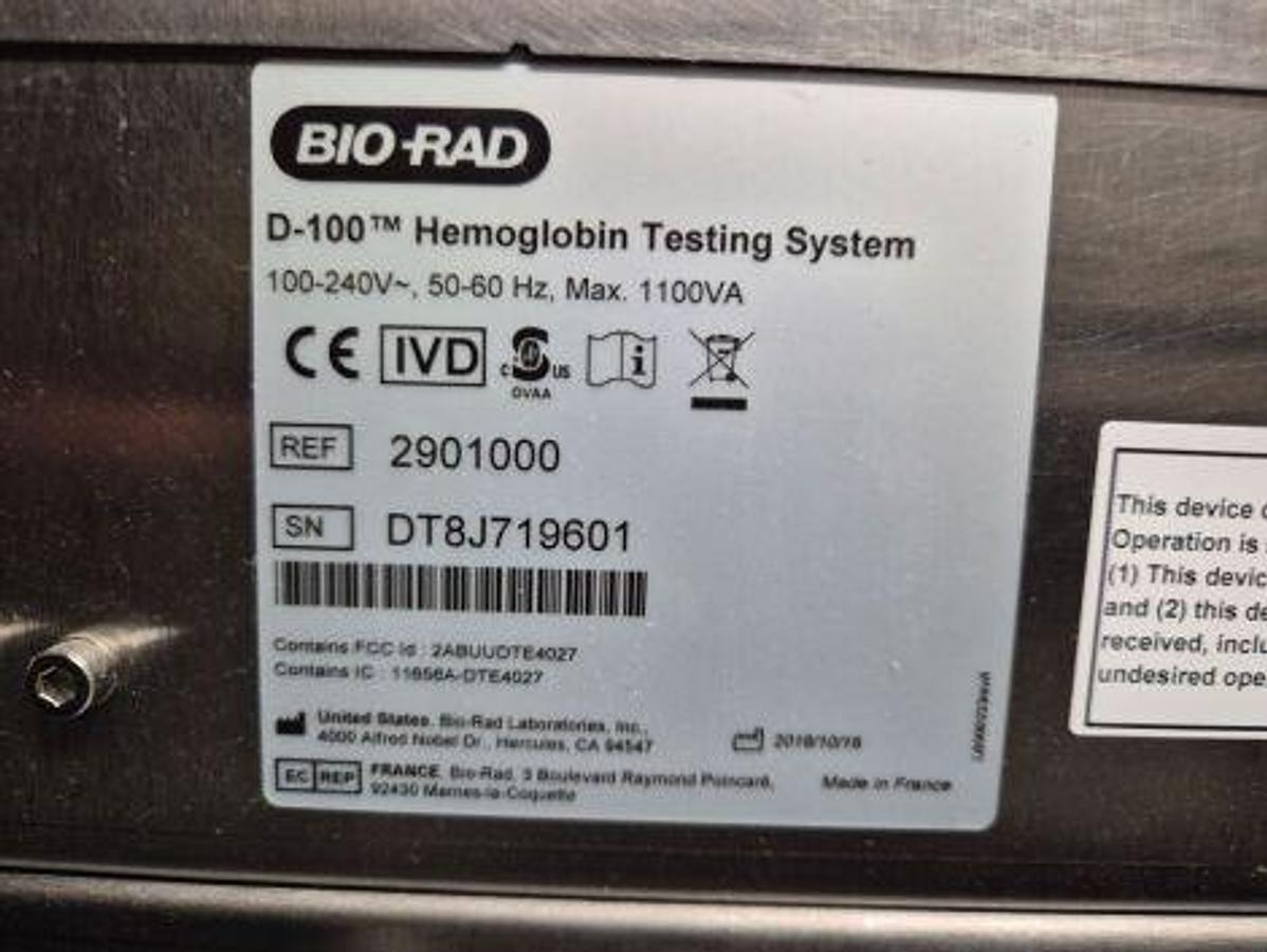 Used For Sale BIO-RAD D-100 Hemoglobinometer