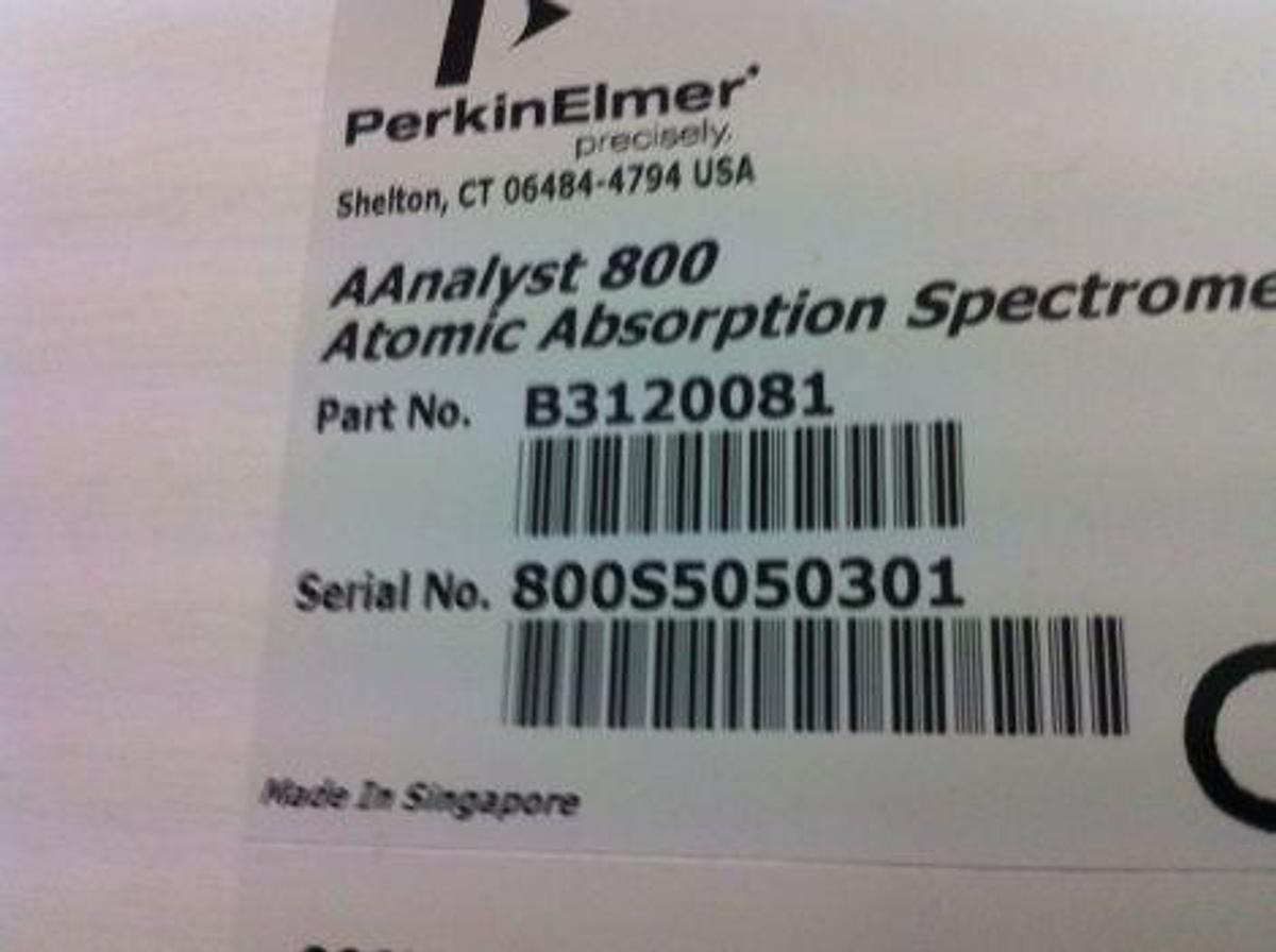 Usado En venta PERKIN ELMER Aanalyst 800 Spectrophotometer