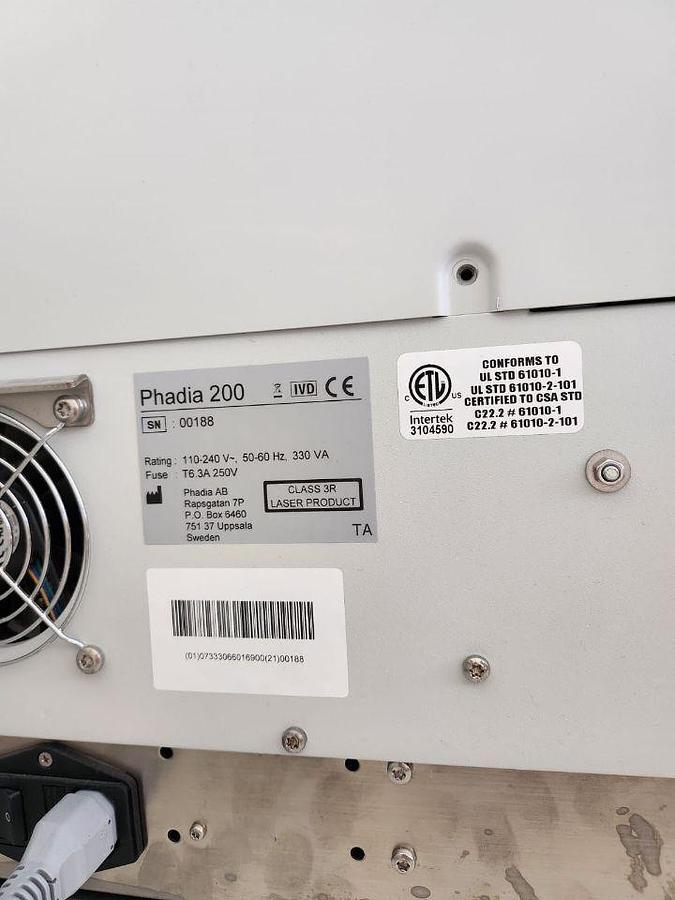 Usado THERMO FISHER Phadia 200 Analizador de alergia