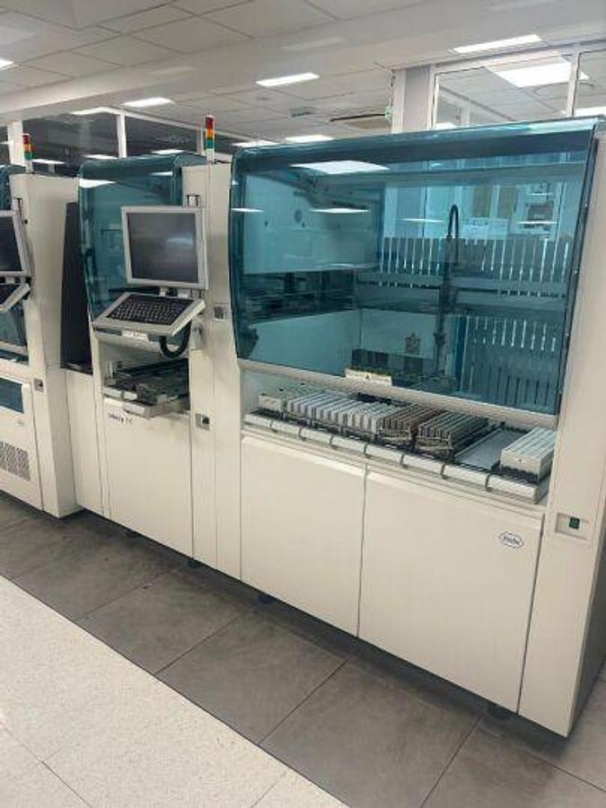 Gebraucht ROCHE DIAGNOSTICS Cobas P 512 + P 471 Pre-Analysesystem