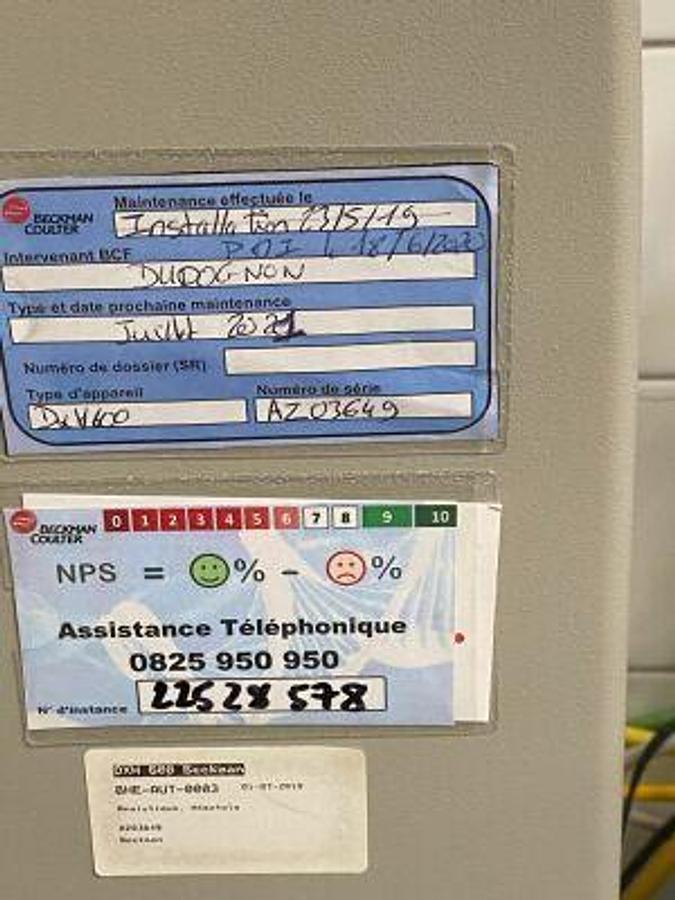 Gebraucht BECKMAN COULTER DXH600 Hämatologie-Analyser