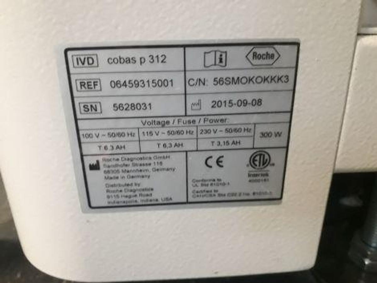 Used For Sale ROCHE Cobas P 312 pre-analytical system Blood Analyzer