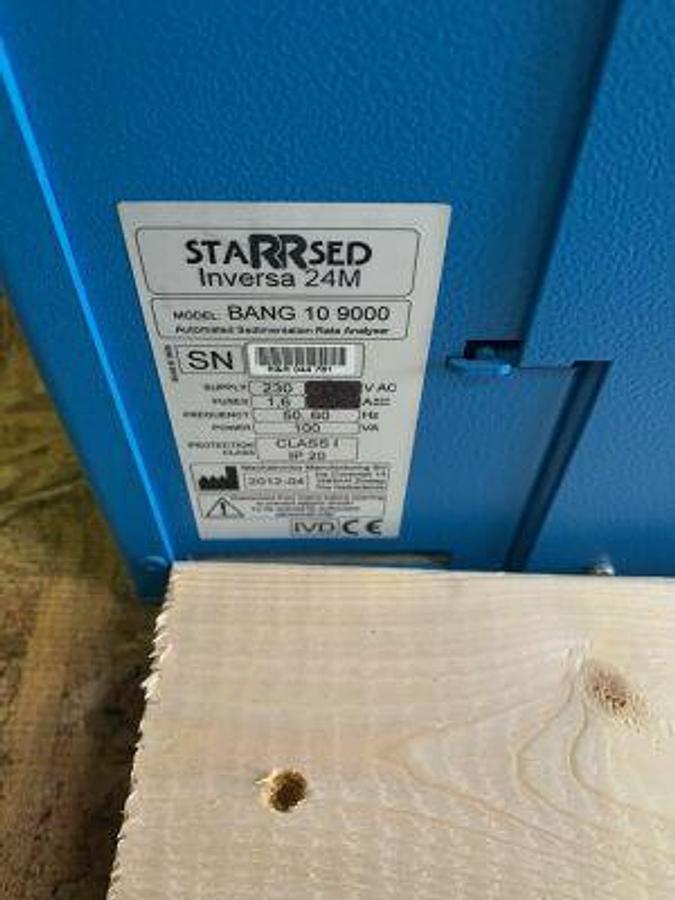 Used For Sale STARRSED INVERSA 24M BANG 10 9000 Hematology Analyzer