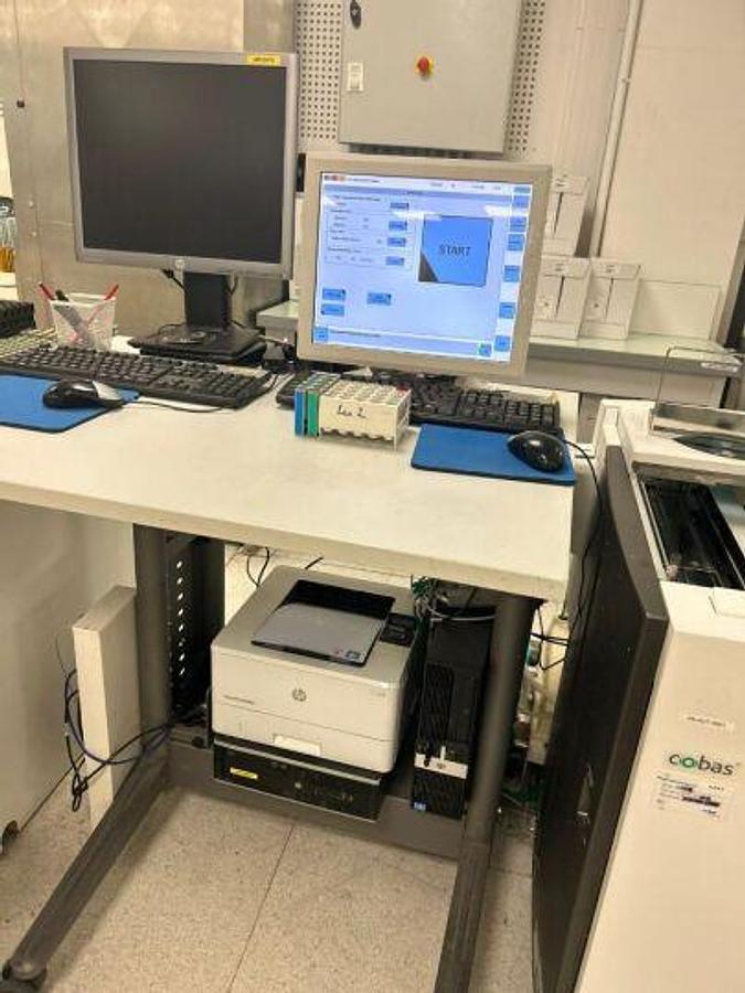 Gebraucht <span>À vendre</span> ROCHE DIAGNOSTICS Cobas 6000 CEE 2 x lines