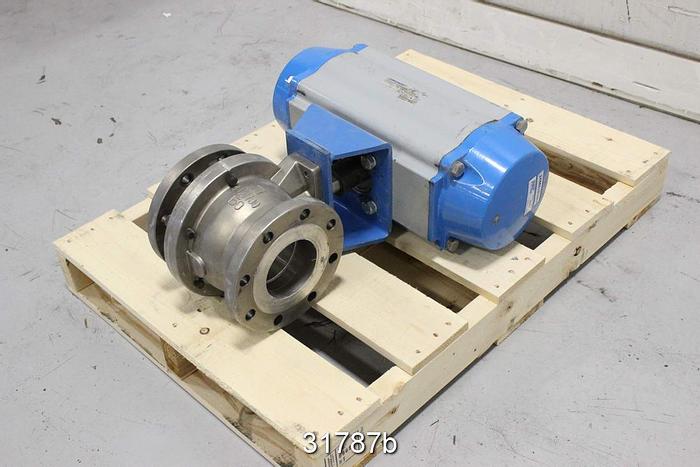 Used Neles Jamesbury 9150313600TTT1 4" Ball Control Valve #31787