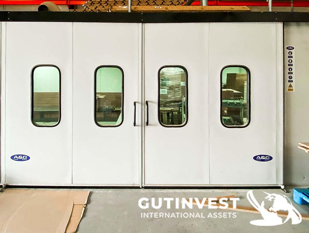 Used 4 - Pressurized and Climate-Controlled Paint Booth
