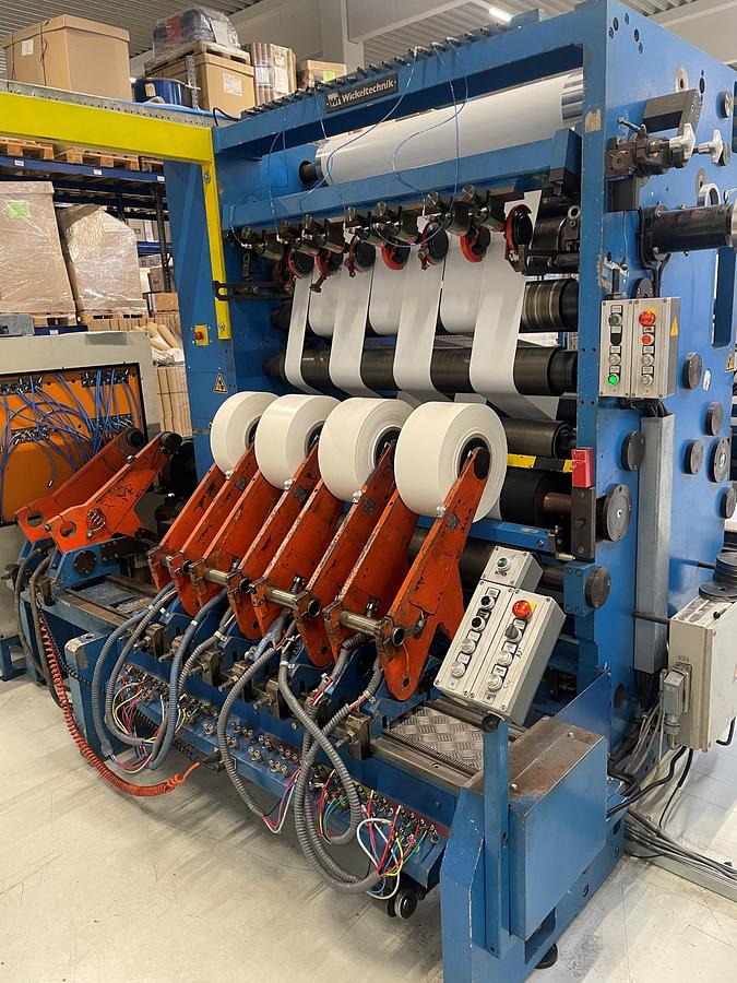 Used Industrial slitting and rewinding machine for flexible roll