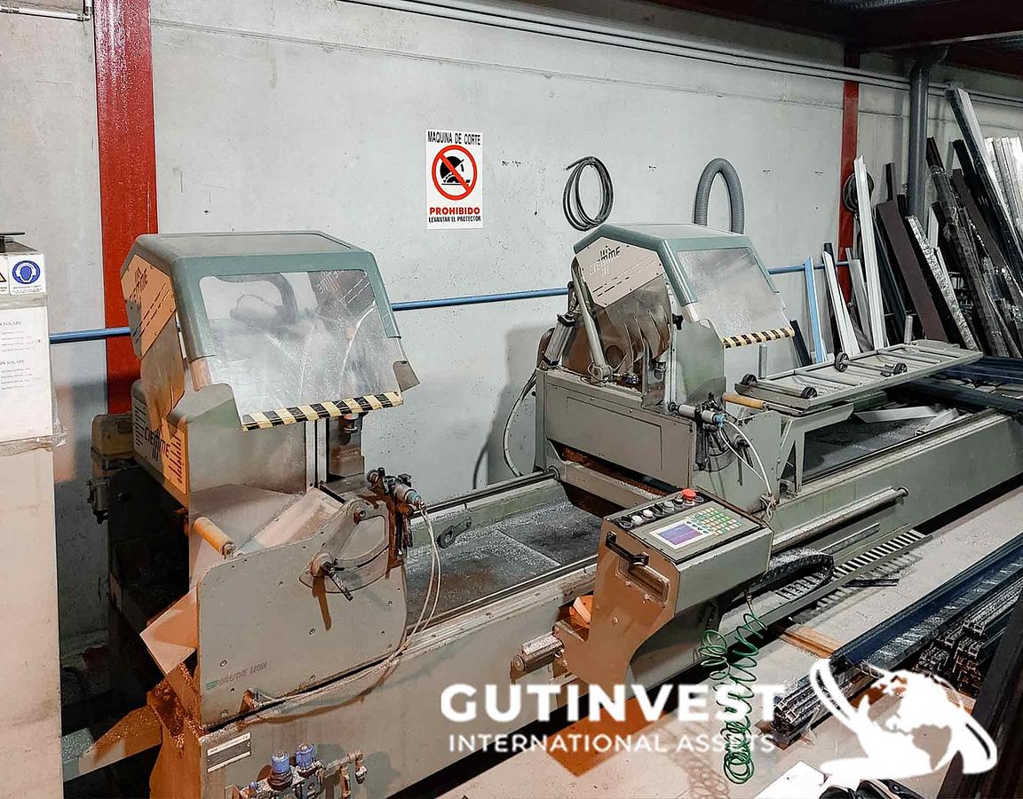 Used Double head cross-cut sawing machine
