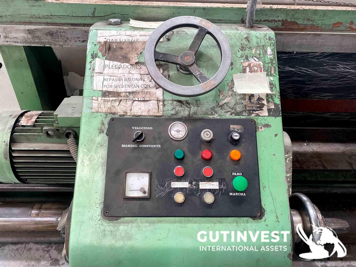 Used 1 - Sectional warping machine with two fillets