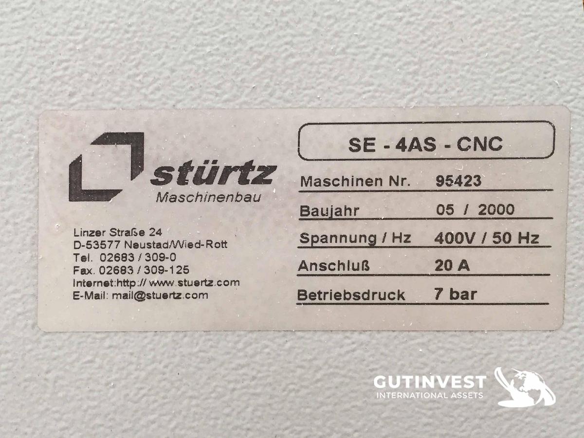 Usado 1 - Soldadura vertical CNC 4 brazos y limpiadora marcos Alu