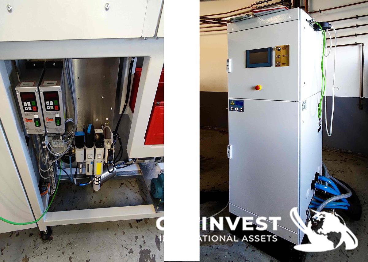 Used Automatic inductive hardening line