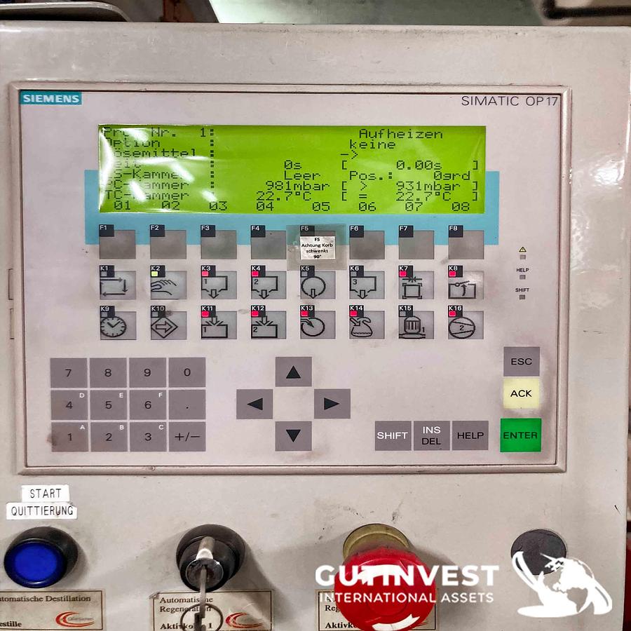 Used 1 - Metal cleaning machine