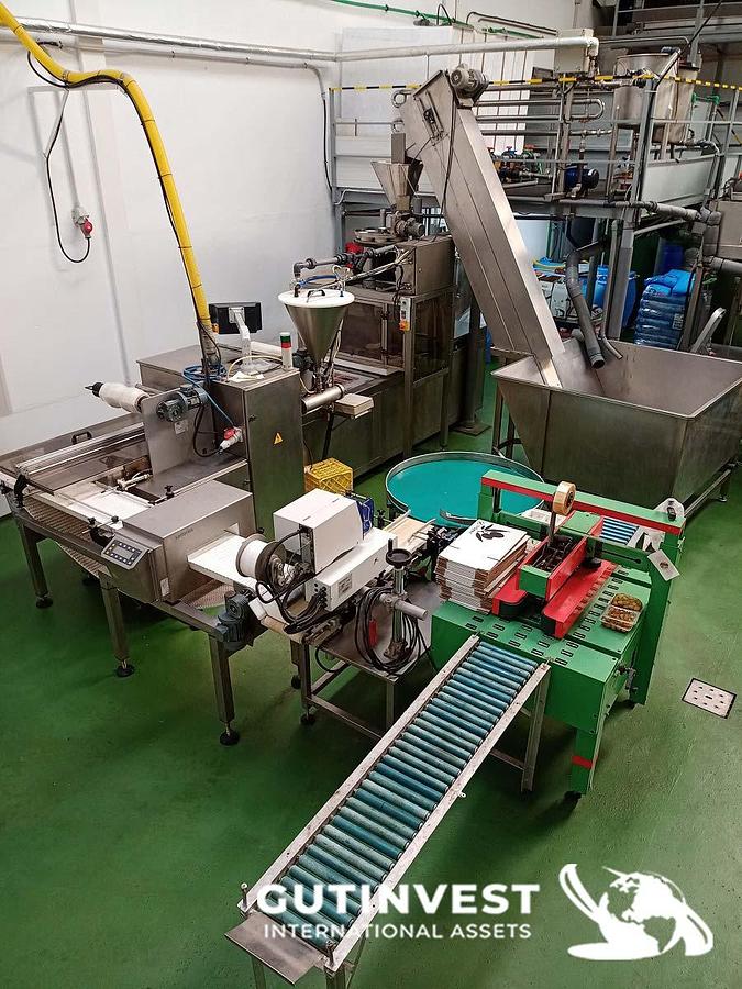 Usado Línea automática de Termosellado de envases de plástico