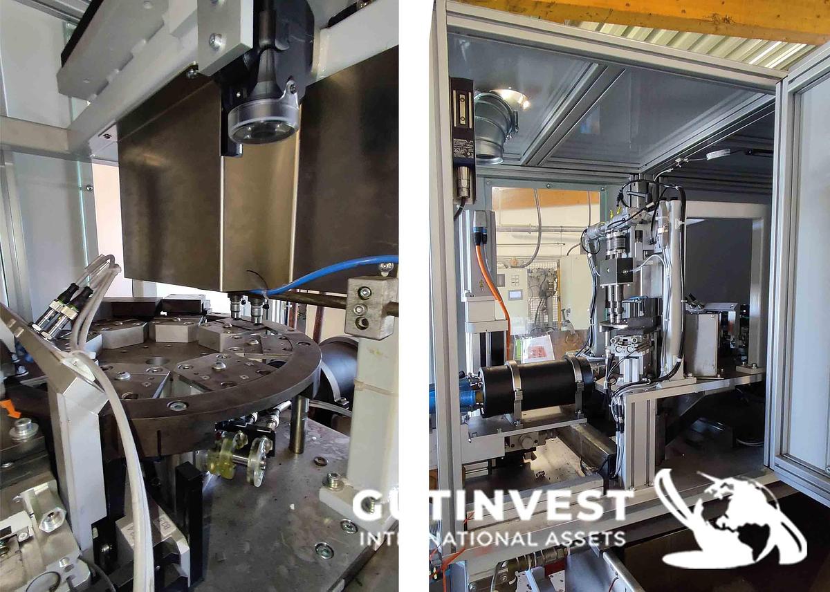 Used Automatic inductive hardening line