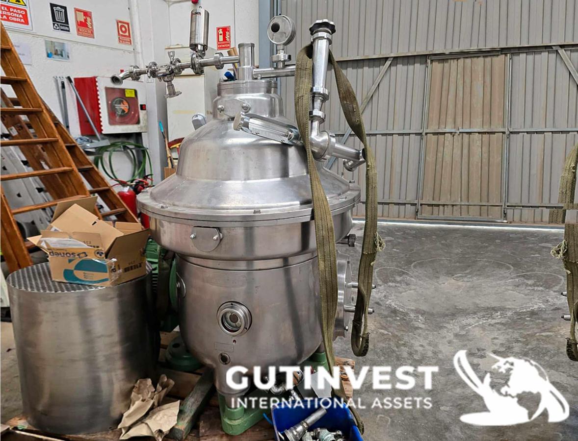 Usado Centrifuga Desnatadora inox. de suero y leche