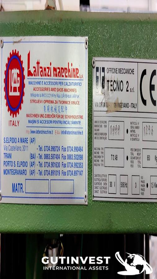 Used 6 - sole pressing machine