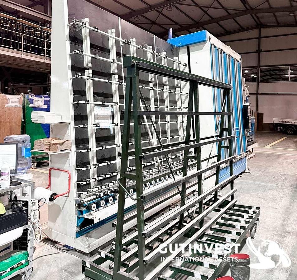 Usado Máquina lavadora vertical de vidrio