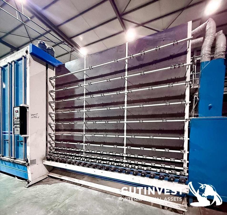 Usado Máquina lavadora vertical de vidrio