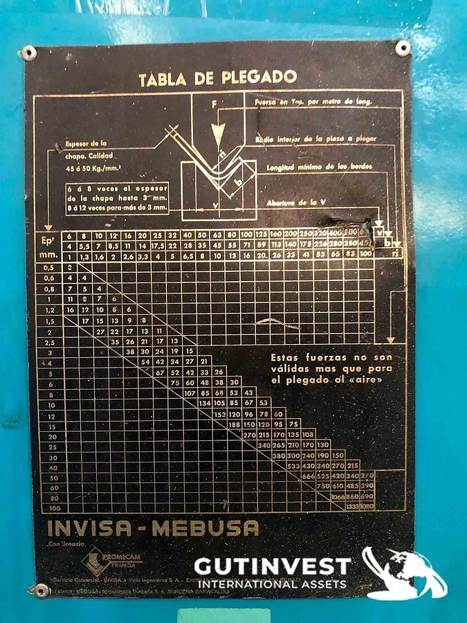Usado 1 - Plegadora de metal - 240 Tn - 4 metros
