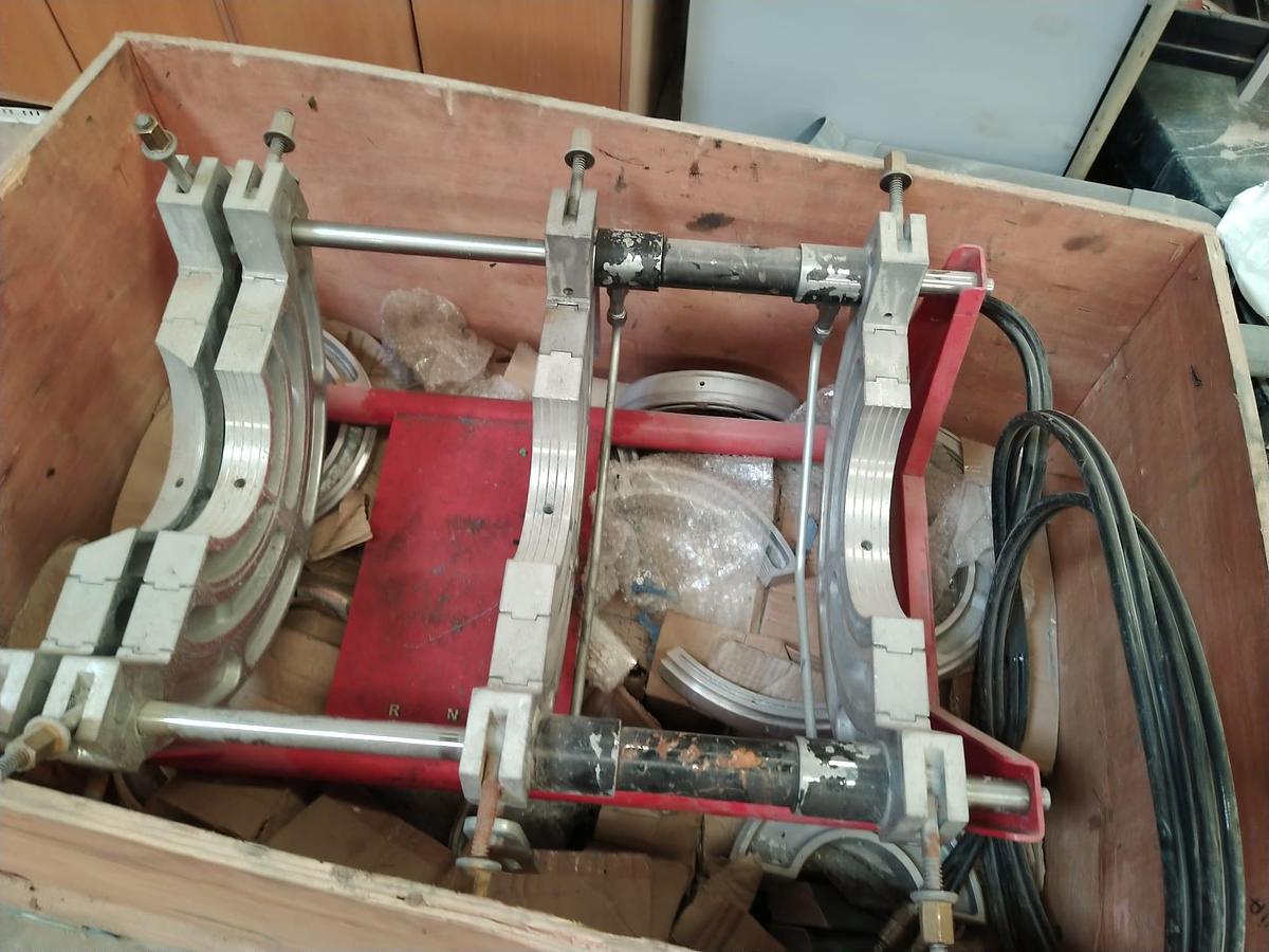 Used Heating element plastic pipe butt welding machine