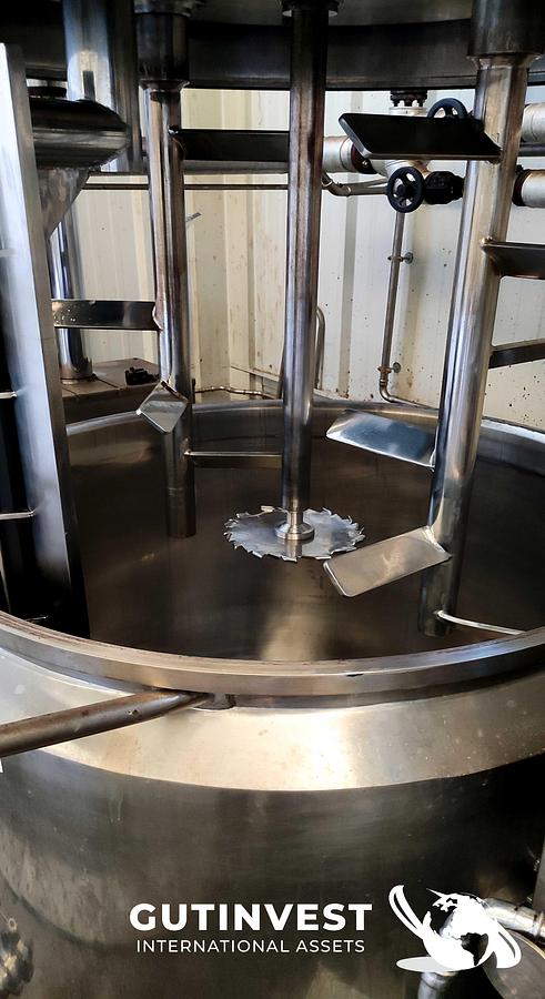 Usado 2 - Mezclador - Reactor de 1.000lts con homogeneizador