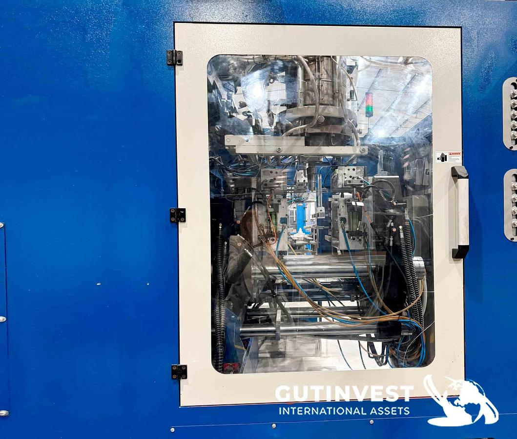 Used Plastic bottle blow molding extruder machine - 20lts