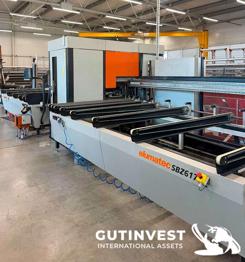 Usado Centro de mecanizado CNC para perfiles de PVC