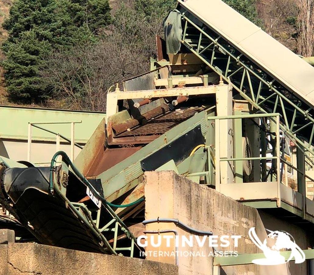 Used Construction Aggregate Screening Plant