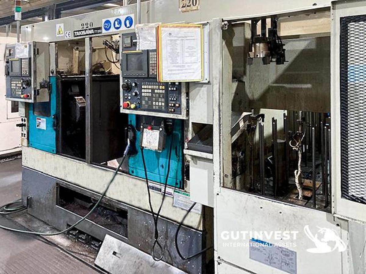 Usado 1 - Torno CNC - doble husillo y torreta