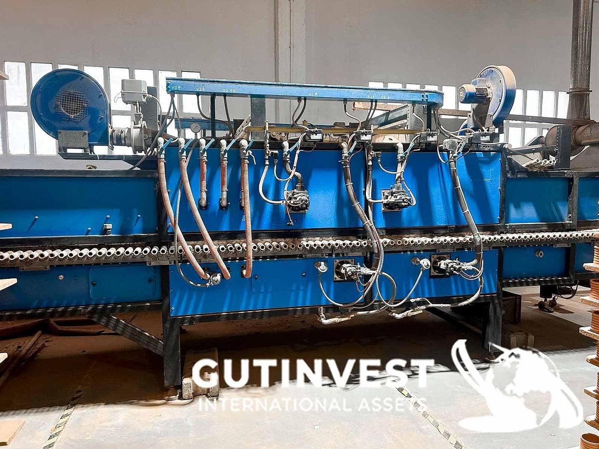 Used 1 - Roller oven for ceramic